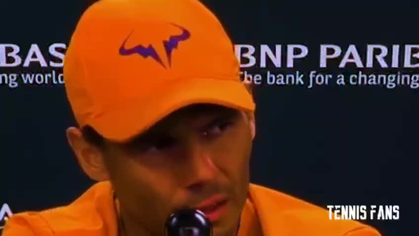 Nadal describing his breathing problems.