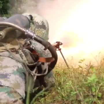China's PLA Insane Flamethrower Training