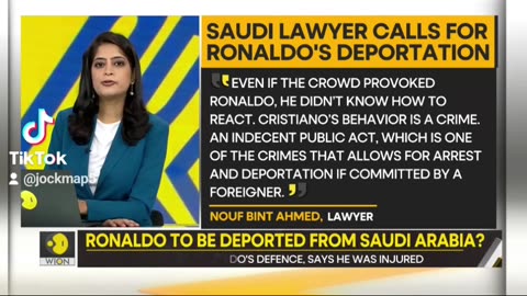 Cristiano Ronaldo is Being deported from Saudi Arabia