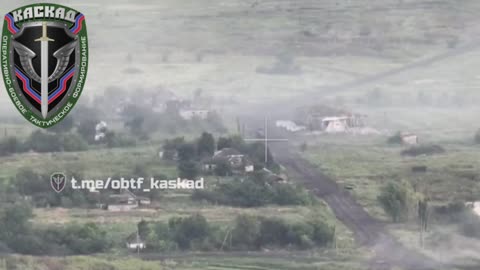 🇷🇺🇺🇦 Footage of yesterday's battle in the village of