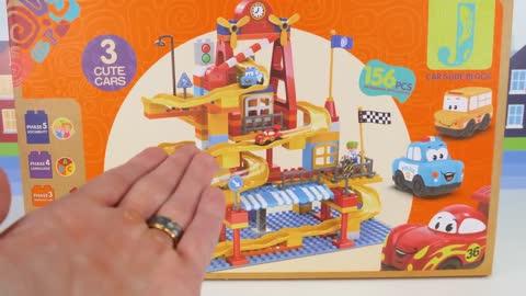 Best Toy Learning Video for Kids Building Block Lego Car Track!