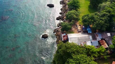Drone Over Shoreline