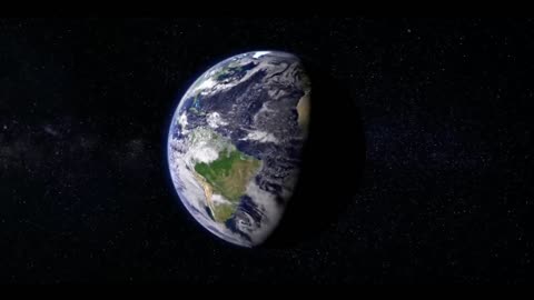 Earth Rotating In the space HD