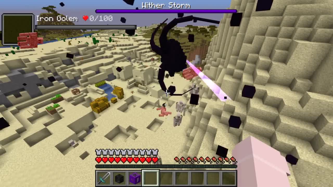 Herobrine vs Wither Storm 7 STAGE in minecraft part 6 creepypasta7