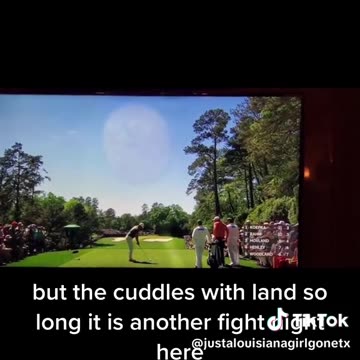 Multiple Views of the Circle in the Sky During the US Masters!!