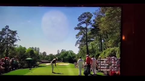 Multiple Views of the Circle in the Sky During the US Masters!!