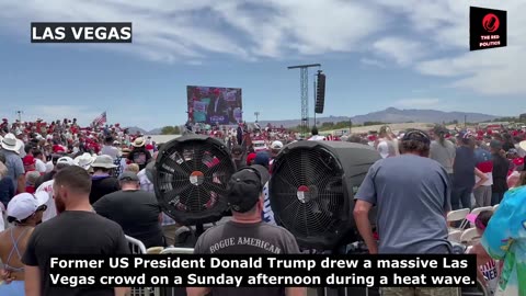 Donald Trump drew a MASSIVE Crowd at Sunset Park in Las Vegas, Nevada on Sunday, June 9, 2024 #MAGA