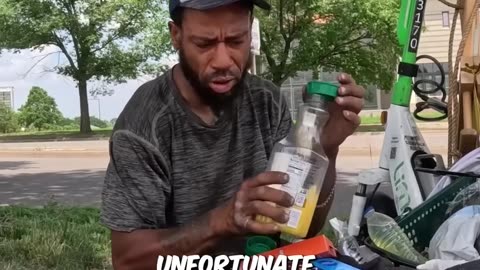 Blessing a Homeless Man with a Phone and Charger!