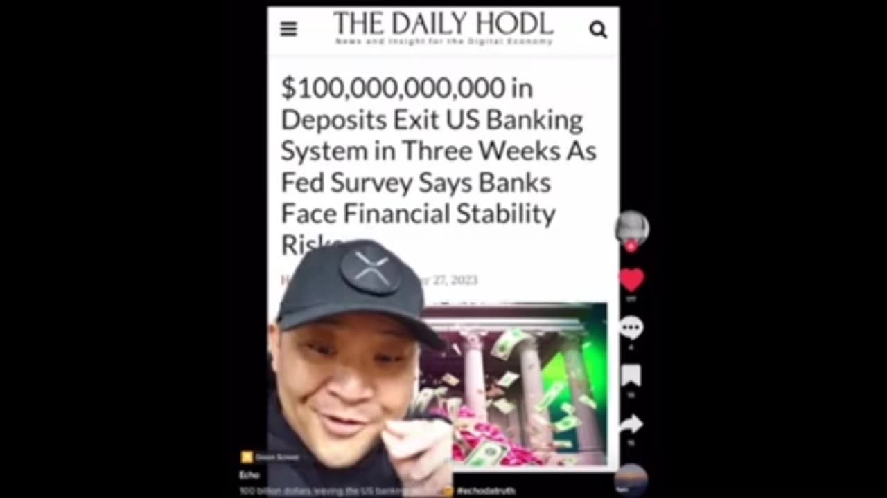 Bank withdrawals, J Diamon stock dumps