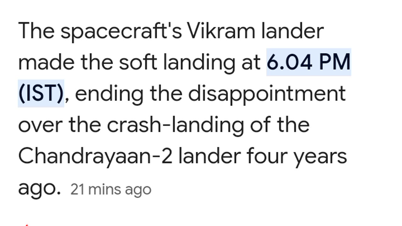 Chandryaan-3 Chandryaan-3 Successfully Lands in Moon🇮🇳