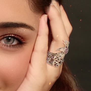 Embrace the Phoenix: Sterling Silver Ring