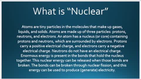 Nuclear Energy and Weapons