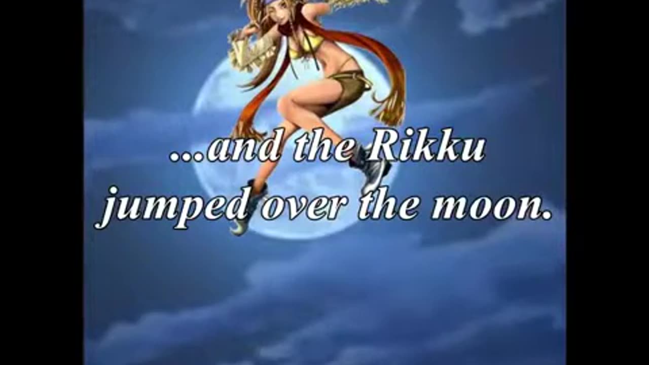 Rikku Jumps over the Moon