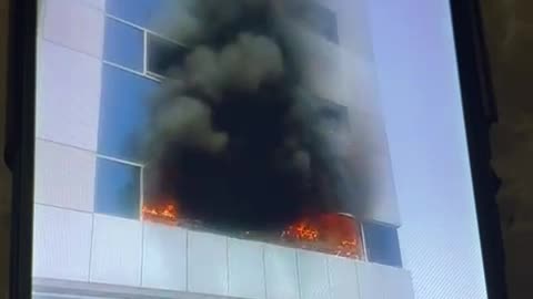 Fire in Dubai