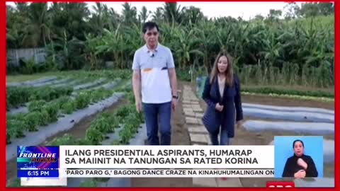 UPUAN NG KATOTOHANANRated Korina presidential interviews