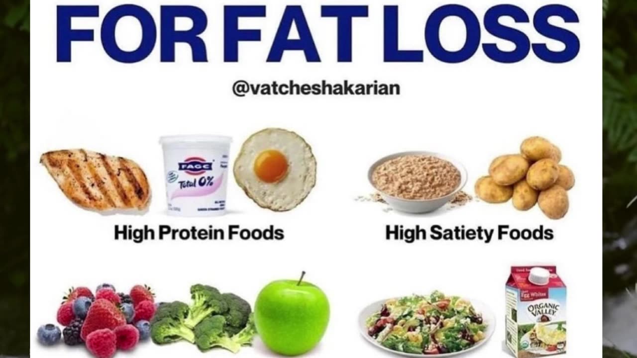 BEST FOODS FOR FAT LOSS