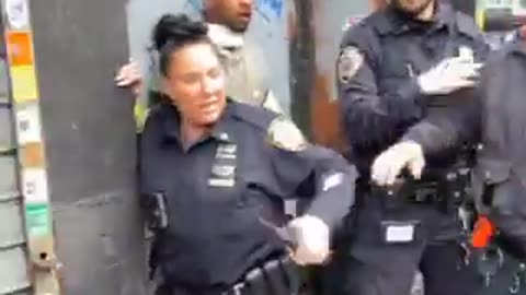 Suspect slashed 11-year-old, was arrested. Bystanders were seen attempting to attack the suspect