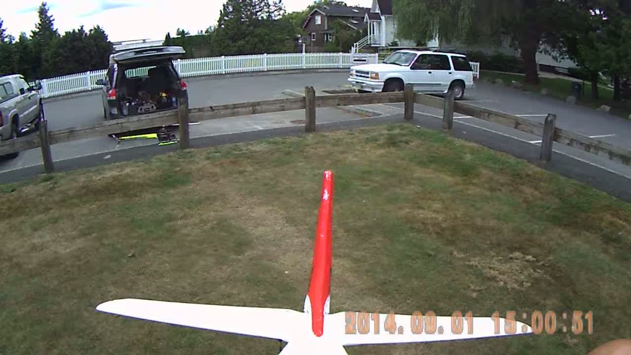 T-28D RC With Camera Facing Backwards at Milner Park Langley, B.C.