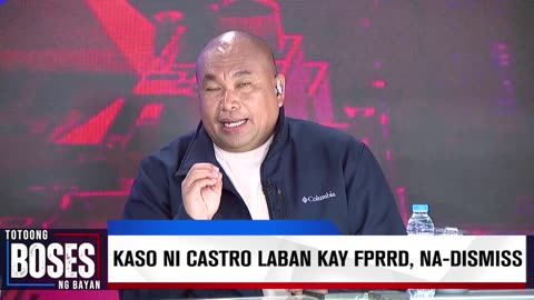 Kaso ni Castro laban kay FPRRD, na-dismiss