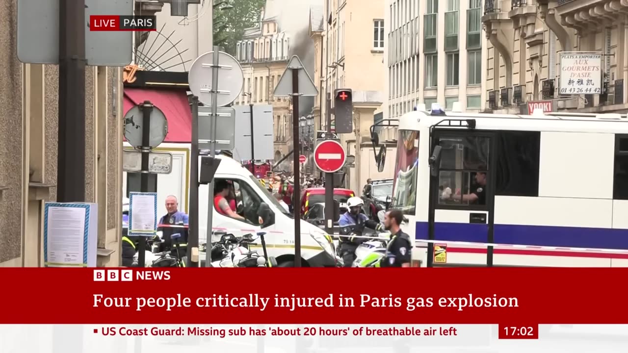 Paris Explosion France