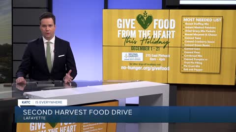 Second Harvest Food Bank launches Food from the Heart holiday food drive