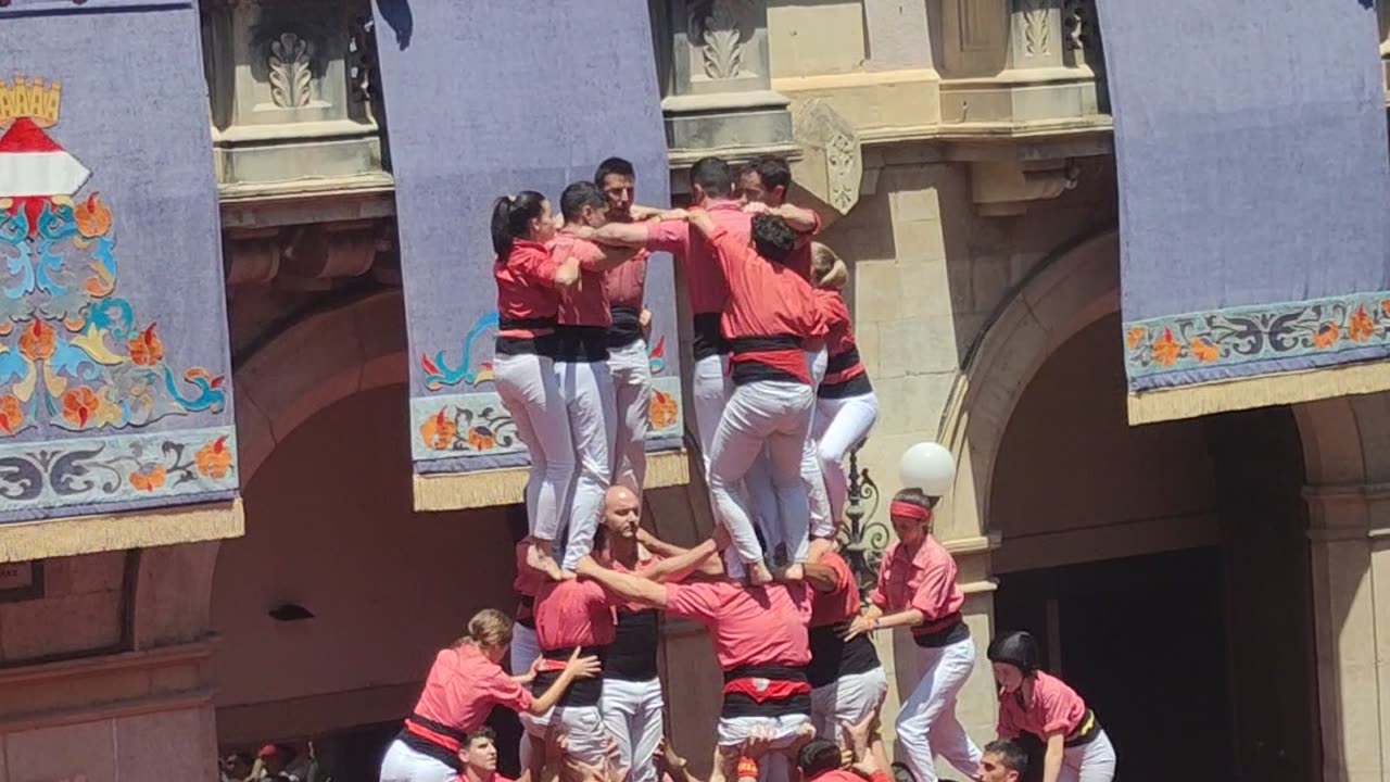 Human Tower in Tarragona