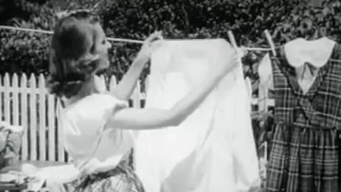 1950's Tide Commercial "The Cleanest Wash in Town"