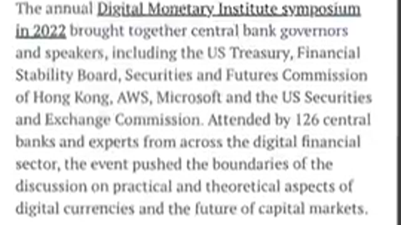 MAY 10 & 11 HUGE MEETING OF 126 BANKS