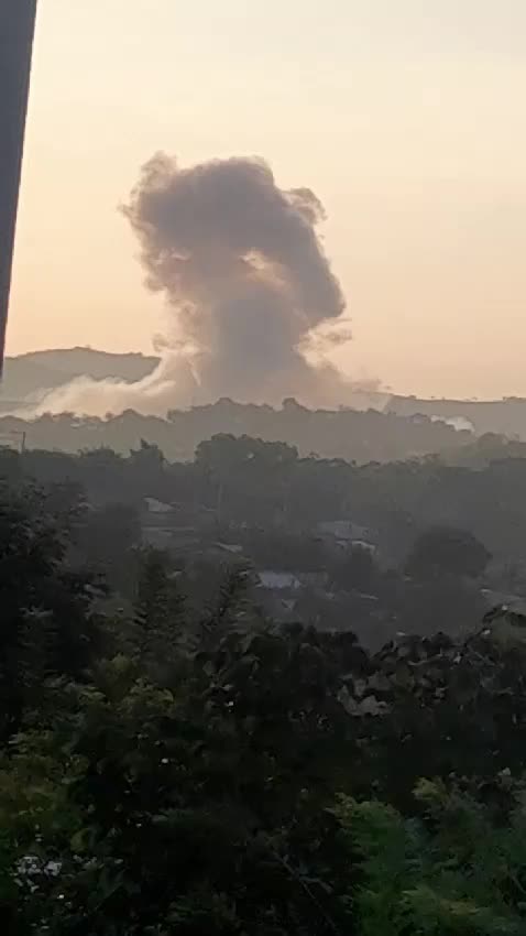 Explosión de pirotecnia