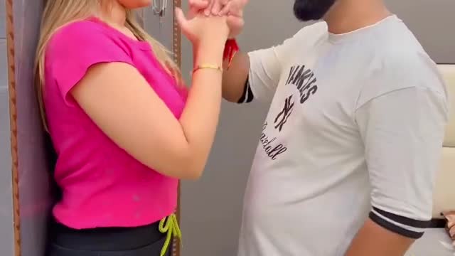 Ye Romance Kar Raha Tha Kya?😱😂 #swatimonga #rajatswati #comedy #funny