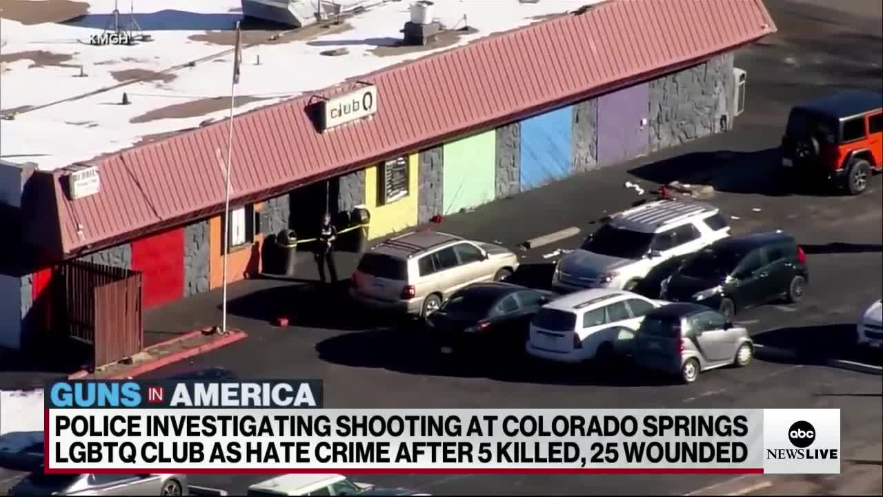 5 dead, 25 injured in shooting at LGBTQ club in Colorado | ABCNL