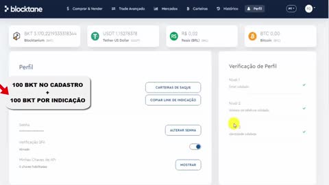🔴Blockchain Como Criar conta na Blocktane e Ganhar 100 Token BKT Grátis - Token BKT Grátis