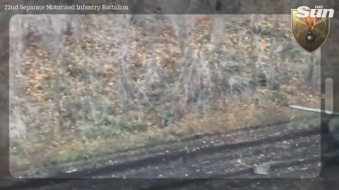 Russian T-72 tank blown up by Ukrainian anti-tank mine