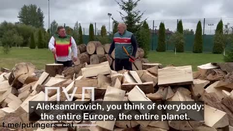Lukashenko trolling the Europeans