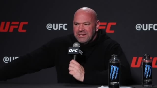 Dana White Argues with Press Journalist Over Monoclonal Antibody Treatments