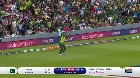 #Haris Sohail Hits 89 | Pakistan vs South Africa - Match Highlights | ICC Cricket World Cup 2019