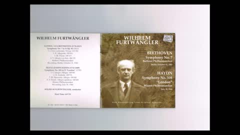 Haydn - Symphony No.104 “London” Furtwangler Wiener