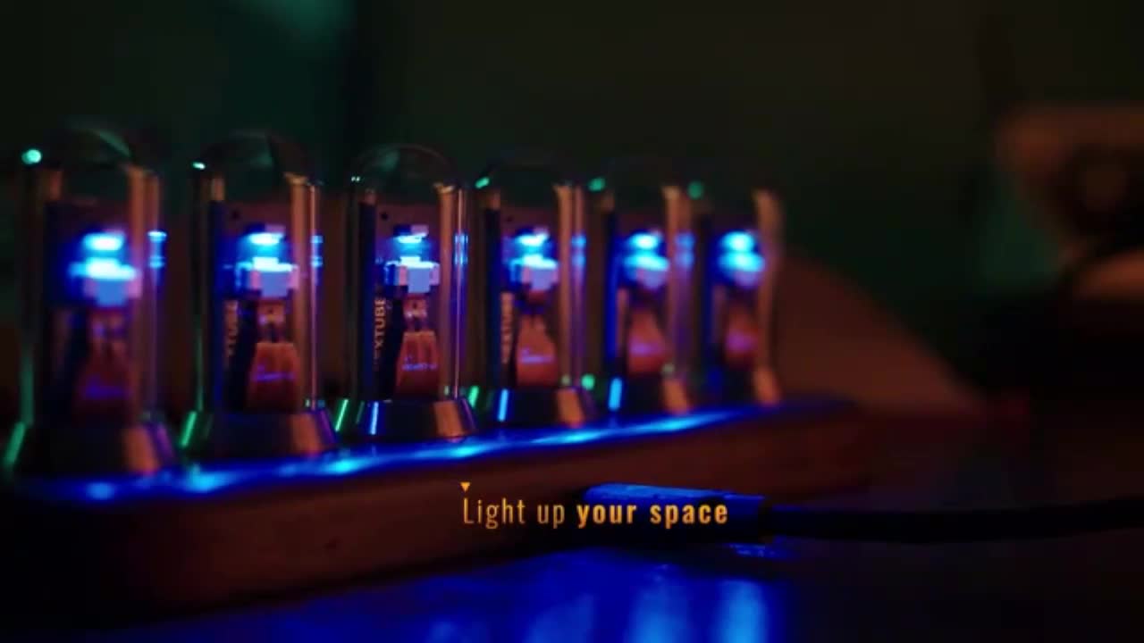 Nextube - A retro nixie clock inspired modern display by Rotrics | we love Technologies