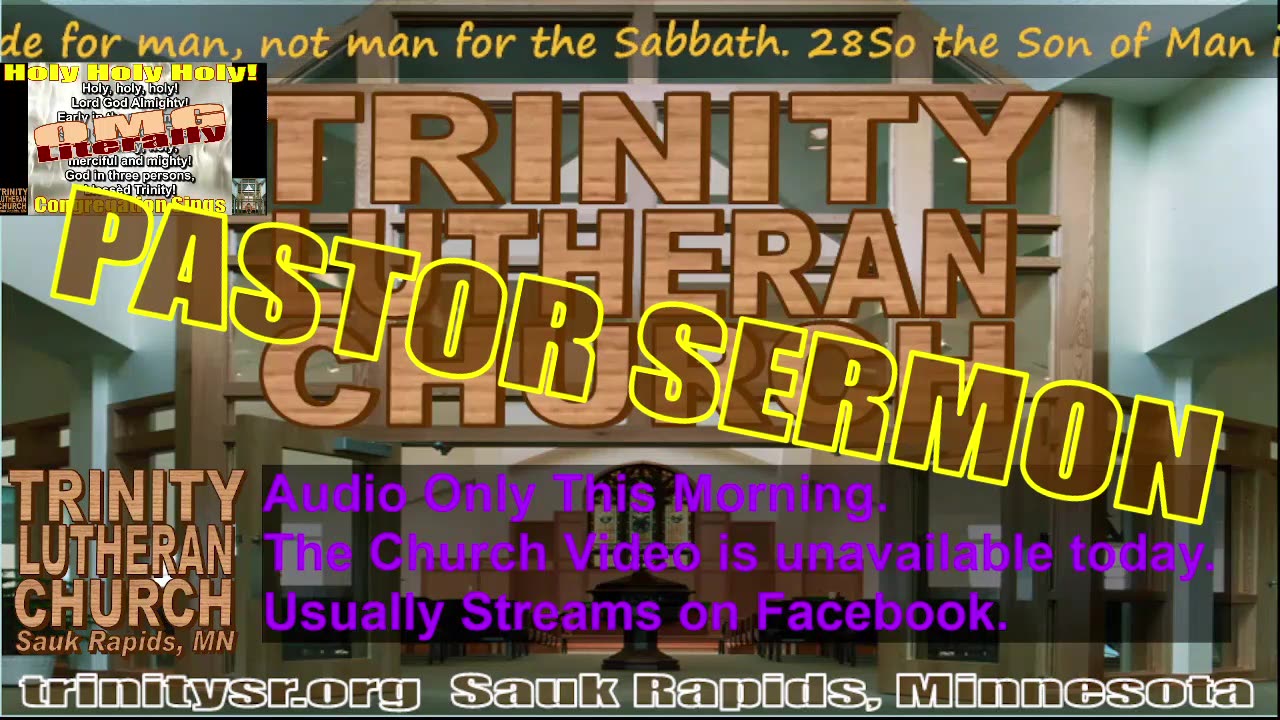 2024 02 11 Feb 11th Pastor Sermon Trinity Lutheran Sauk Rapids MN