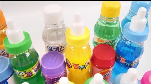 Satisfying Video l How to make Rainbow Pool into Mixing All My Glossy Slime Fruit Cutting