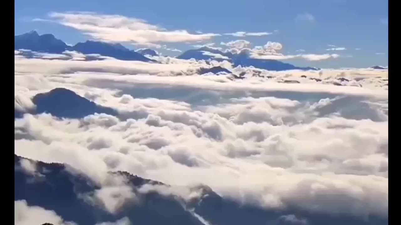 Nature beauty from the top of mountains