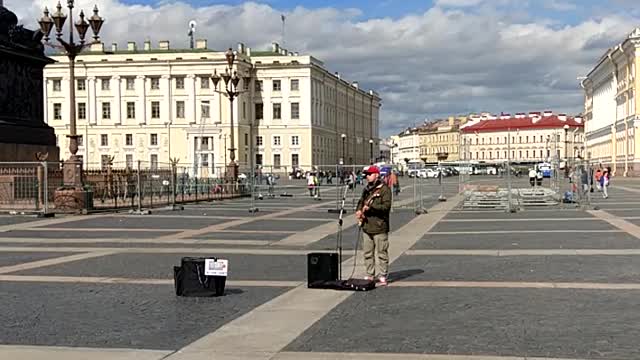 Song "Blood Group" of the Kino group in Saint Petersburg