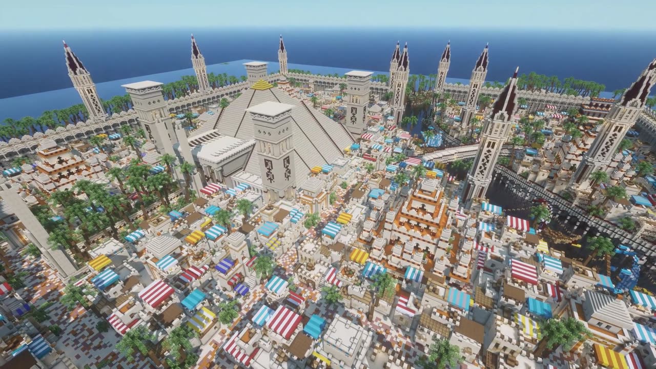 Minecraft Timelapse - Desert City