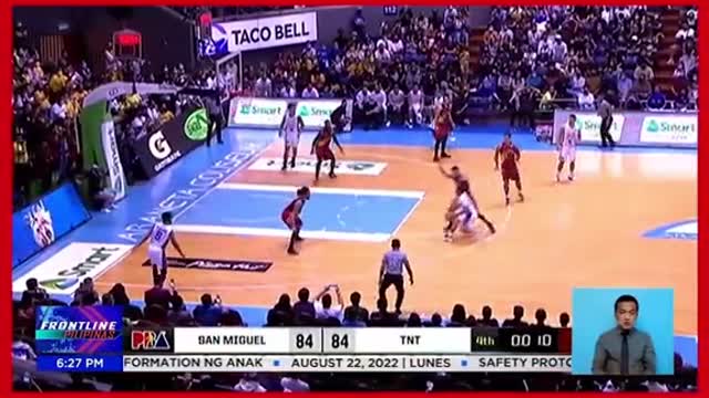 TNT, wagi sa Game 1 ngPhilippine CupFinals matapos angCastro buzzer beater