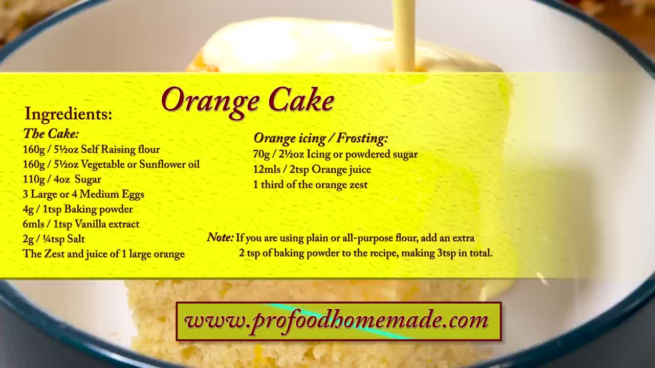 Orange Cake/Pudding, A Delicious Winter Dessert