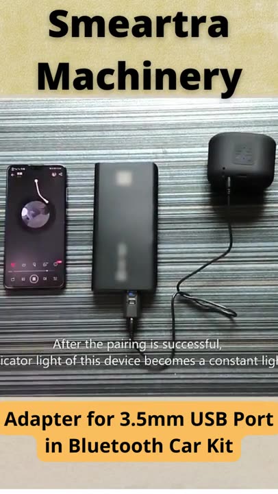 Adapter for 3.5mm USB Port in Bluetooth Car Kit