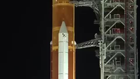 Rocket launch from launch pad!