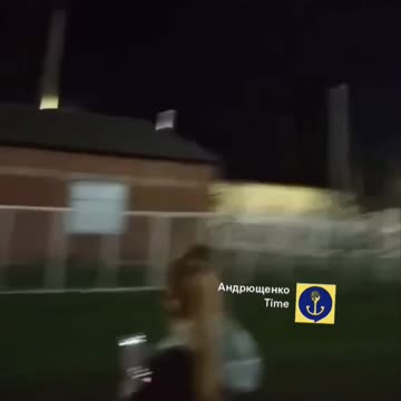 Footage of a UAV flying at night across the Russian Federation. Katsaps write