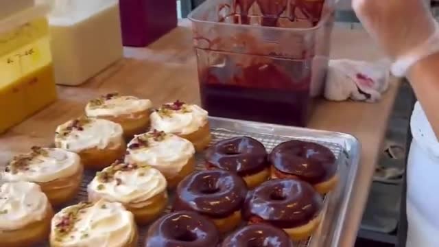 Chocolate + Meringue Doughnuts Food Network