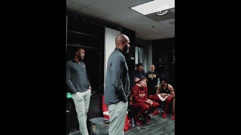 Cavs surprise coach JB after win against lakers!! 😁😁😁